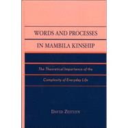 Words and Processes in Mambila Kinship The Theoretical Importance of the Complexity of Everyday Life by Zeitlyn, David, 9780739108017
