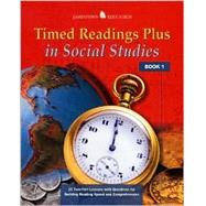 Timed Readings Plus in Social Studies: Book 3 by McGraw-Hill -. Jamestown Education, Glen, 9780078458019