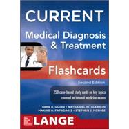 CURRENT Medical Diagnosis and Treatment Flashcards, 2E by Quinn, Gene; Gleason, Nathaniel; Papadakis, Maxine; McPhee, Stephen, 9780071848022