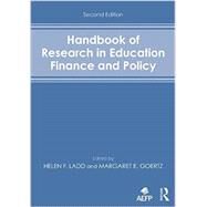Handbook of Research in Education Finance and Policy by Ladd; Helen F., 9780415838023