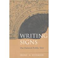 Writing Signs by Bierman, Irene A., 9780520208025