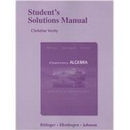 Student's Solutions Manual for Elementary Algebra Concepts & Applications by Bittinger, Marvin L.; Ellenbogen, David J.; Johnson, Barbara L., 9780321848031