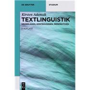 Textlinguistik by Adamzik, Kirsten, 9783110338034