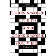 Crossword Lists and Crossword Solver by Kerr, Anne Stibbs, 9781472968050