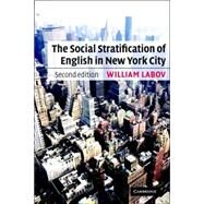 The Social Stratification of English in New York City by William Labov, 9780521528054