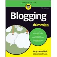 Blogging for Dummies by Lupold Bair , Amy, 9781119588054