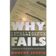 Why Intelligence Fails by Jervis, Robert, 9780801478062