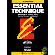 Essential Technique - Eb Alto Saxophone by Rhodes, Tom C.; Bierschenk, Donald, 9780793518067