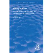 History of Burma by G. E. Harvey, 9780429028069