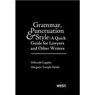 Grammar, Punctuation & Style by Cupples, Deborah; Temple-smith, Margaret, 9780314288073