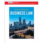 Business Law by Cheeseman, Henry R., 9780136828075