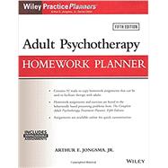 Adult Psychotherapy Homework Planner by Berghuis, David J., 9781119278078