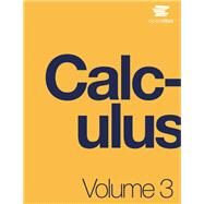 CALCULUS,VOLUME 3 (OER) by Strang, Gilbert; Herman, Edwin 