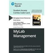 MyLab Management with Pearson eText -- Combo Access Card -- for Managing Human Resources by Gomez-Mejia, Luis R.; Balkin, David B.; Carson, Kenneth P., 9780135638088