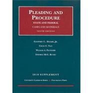 Pleading and Procedure, State and Federal, Cases and Materials: 2010 Supplement by Hazard, Geoffrey C., Jr.; Tait, Colin C.; Fletcher, William A.; Bundy, Stephen M., 9781599418094