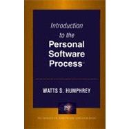 Introduction to the Personal Software Process(sm) by Humphrey, Watts S., 9780201548099