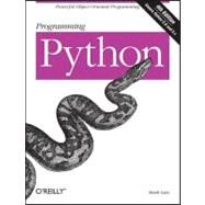 Programming Python by Lutz, Mark, 9780596158101