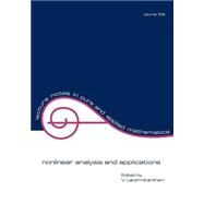 nonlinear analysis and applications by Lakshmikantham, 9780824778101
