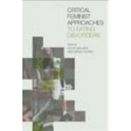 Critical Feminist Approaches to Eating Dis/Orders by Malson; Helen, 9780415418102