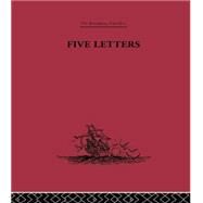 Five Letters 1519-1526 by CortTs,Hernando, 9781138878112