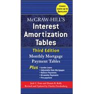 McGraw-Hill's Interest Amortization Tables, Third Edition by Estes, Jack; Kelley, Dennis; Freedenberg, Charles, 9780071468114