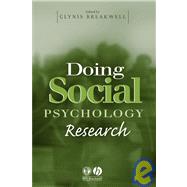 Doing Social Psychology Research by Breakwell, Glynis M., 9781405108119