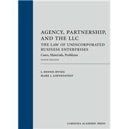 Agency, Partnership, and the LLC: The Law of Unincorporated Business Enterprises by Hynes, J. Dennis; Loewenstein, Mark J., 9781531008130