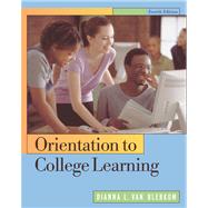 Orientation to College Learning (with InfoTrac) by Van Blerkom, Dianna L., 9780534608132