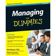 Managing For Dummies by Nelson, Bob; Economy, Peter, 9780470618134