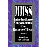 Introduction to Nonparametric Item Response Theory by Klaas Sijtsma, 9780761908135