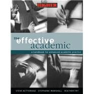 The Effective Academic: A Handbook for Enhanced Academic Practice by Marshall; Stephanie, 9781138178137