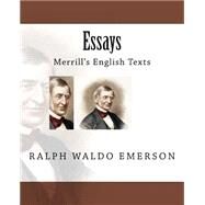 Essays by Emerson, Ralph Waldo; Turpin, Edna H. L., 9781514898147