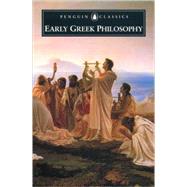Early Greek Philosophy by Barnes, Jonathan, 9780140448153