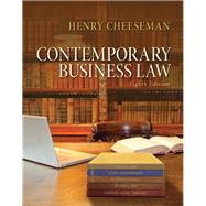 Contemporary Business Law by Cheeseman, Henry R., 9780133578164
