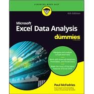 Excel Data Analysis for Dummies by McFedries, Paul, 9781119518167