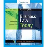 Business Law Today: The Essentials by Miller, Roger LeRoy, 9780357038178