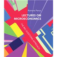 Lectures on Microeconomics by Pancs, Romans, 9780262038188
