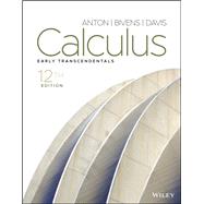 Calculus Early Transcendentals by Anton, Howard; Bivens, Irl C.; Davis, Stephen, 9781119778189