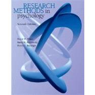 Research Methods in Psychology (with InfoTrac) by Elmes, David G.; Kantowitz, Barry H.; Roediger, III, Henry L., 9780534558192