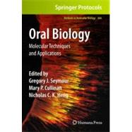 Oral Biology by Seymour, Gregory J.; Cullinan, Mary P.; Heng, Nicholas C. K., 9781607618195