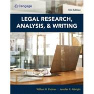 Cengage Infuse for Putman/Albright's Legal Research, Analysis, and Writing, 1 term Instant Access by William H. Putman, JD;Jennifer R. Albright, JD, LLM;, 9780357768204