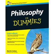 Philosophy For Dummies, UK Edition by Cohen, Martin, 9780470688205