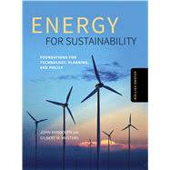 Energy for Sustainability by Randolph, John; Masters, Gilbert M., 9781610918206