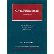 Civil Procedure: 2010 Supplement by , 9781599418209