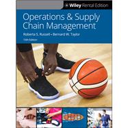 Operations and Supply Chain Management, 10th Edition [Rental Edition] by Russell, Roberta S.; Taylor, Bernard W., 9781119688211