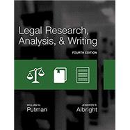 Bundle: Legal Research, Analysis, and Writing, 4th + MindTap Paralegal, 1 term (6 months) Printed Access Card by Putman, William; Albright, Jennifer, 9781337758222