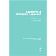 Accounting Research Database (RLE Accounting) by Prodhan; Bimal, 9781138988231