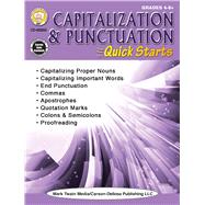 Capitalization & Punctuation Quick Starts Workbook, Grades 4-12 by Barden, Cindy, 9781622238231