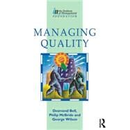 Managing Quality by Bell,Des, 9780750618236
