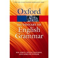 The Oxford Dictionary of...,Aarts, Bas; Chalker, Sylvia;...,9780199658237